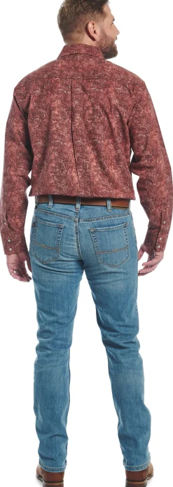 Justin Boots 1879 Modern Slim Light Wash Hot