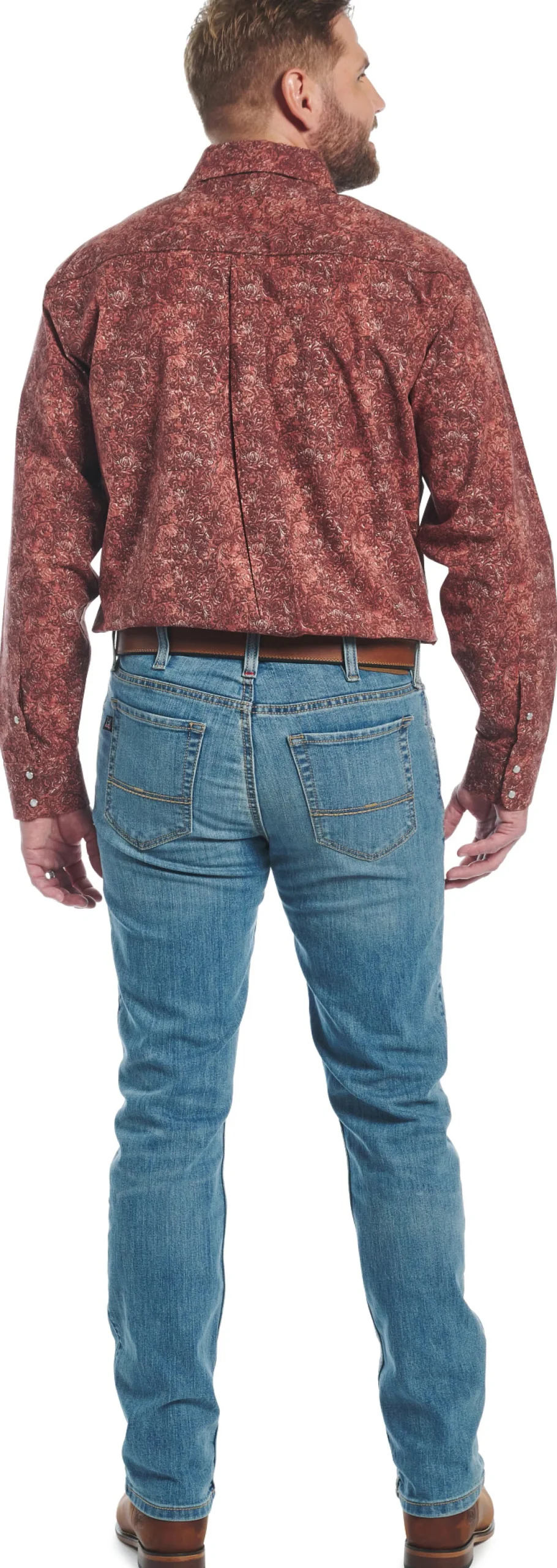 Justin Boots 1879 Modern Slim Light Wash Hot