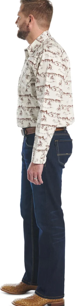 Justin Boots 1879 Relaxed Bootcut Dark Wash Clearance