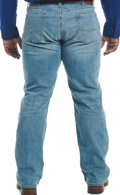 Justin Boots 1879 Relaxed Bootcut Light Wash New