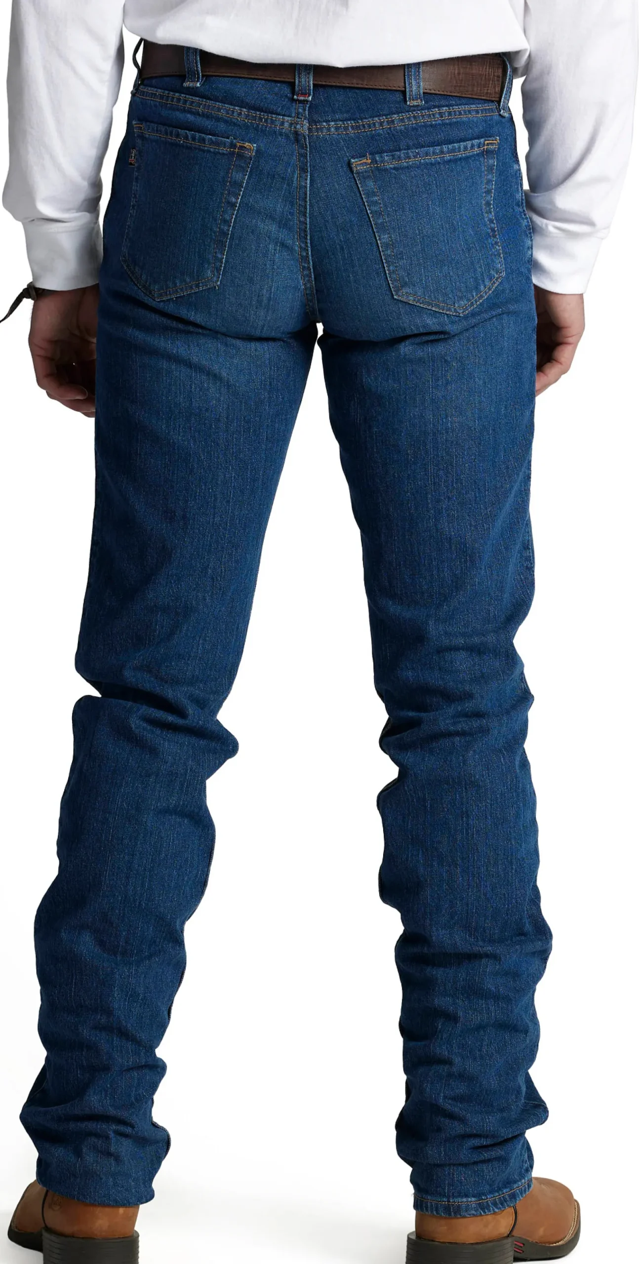 Justin Boots 1879 Straight Leg Medium Wash New