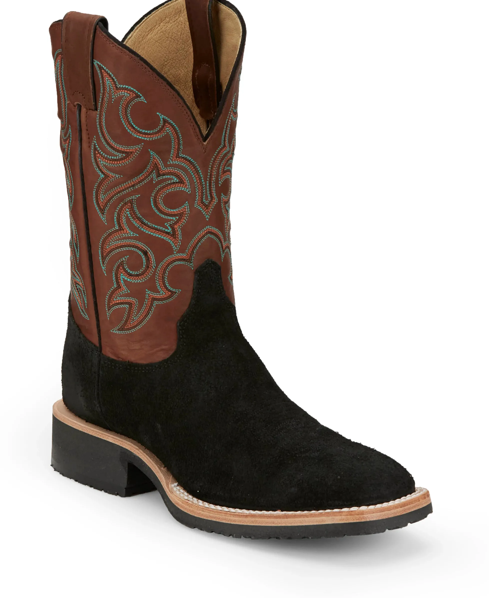 Justin Boots Alamo 11" Roughout Black Outlet