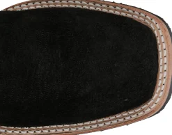 Justin Boots Alamo 11" Roughout Black Outlet