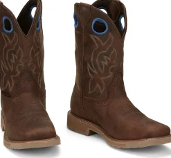 Justin Boots All Around 11" Waterproof Walnut Online