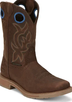 Justin Boots All Around 11" Waterproof Walnut Online