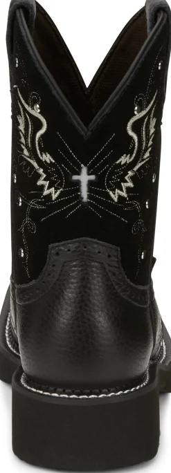 Justin Boots Andra 8" Western Black Hot