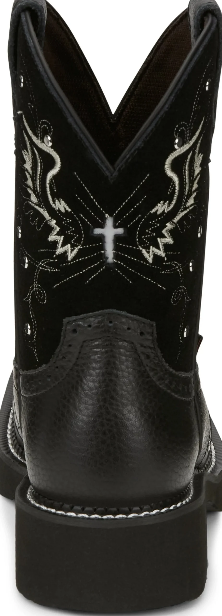 Justin Boots Andra 8" Western Black Hot