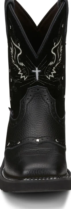 Justin Boots Andra 8" Western Black Hot