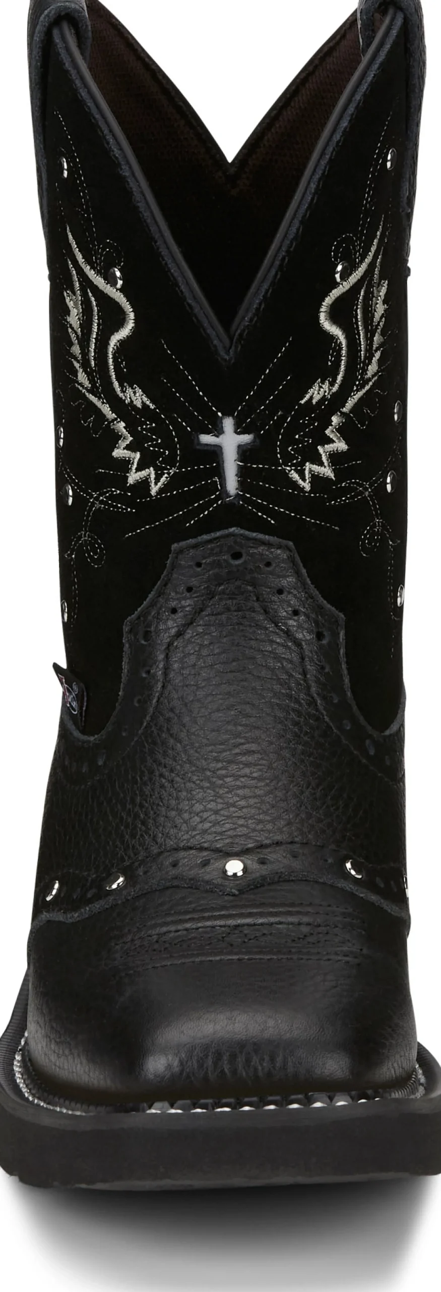 Justin Boots Andra 8" Western Black Hot
