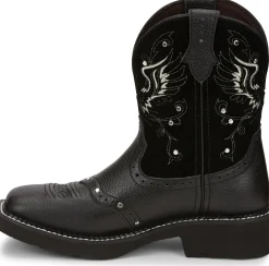 Justin Boots Andra 8" Western Black Hot