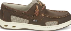 Justin Boots Angler Slip-On Casual Shoe Cigar Brown Clearance