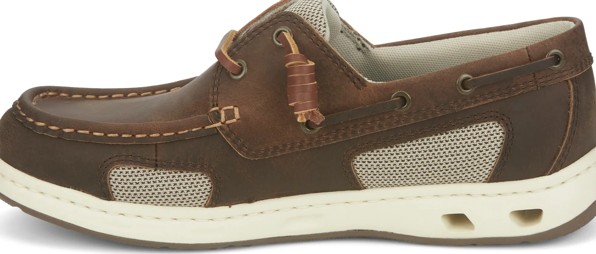 Justin Boots Angler Slip-On Casual Shoe Cigar Brown Clearance