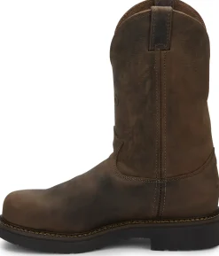 Justin Boots Balusters 11" Steel Toe Bay Gaucho Discount