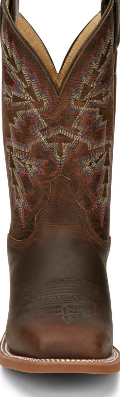 Justin Boots Bender 11" Western Boot Dark Brown Best