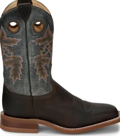 Justin Boots Bender 11" Western Boot Chocolate Brown Clearance