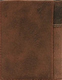 Justin Boots Bifold Card Wallet Brown Hot