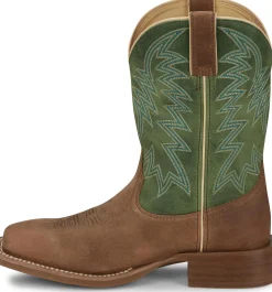 Justin Boots Big Bucks 11" Western Tan New
