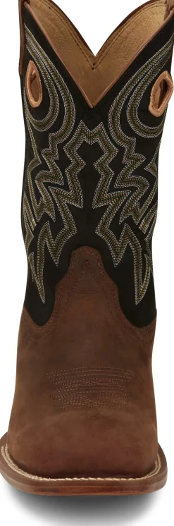 Justin Boots Big News 11" Western Walnut Hot
