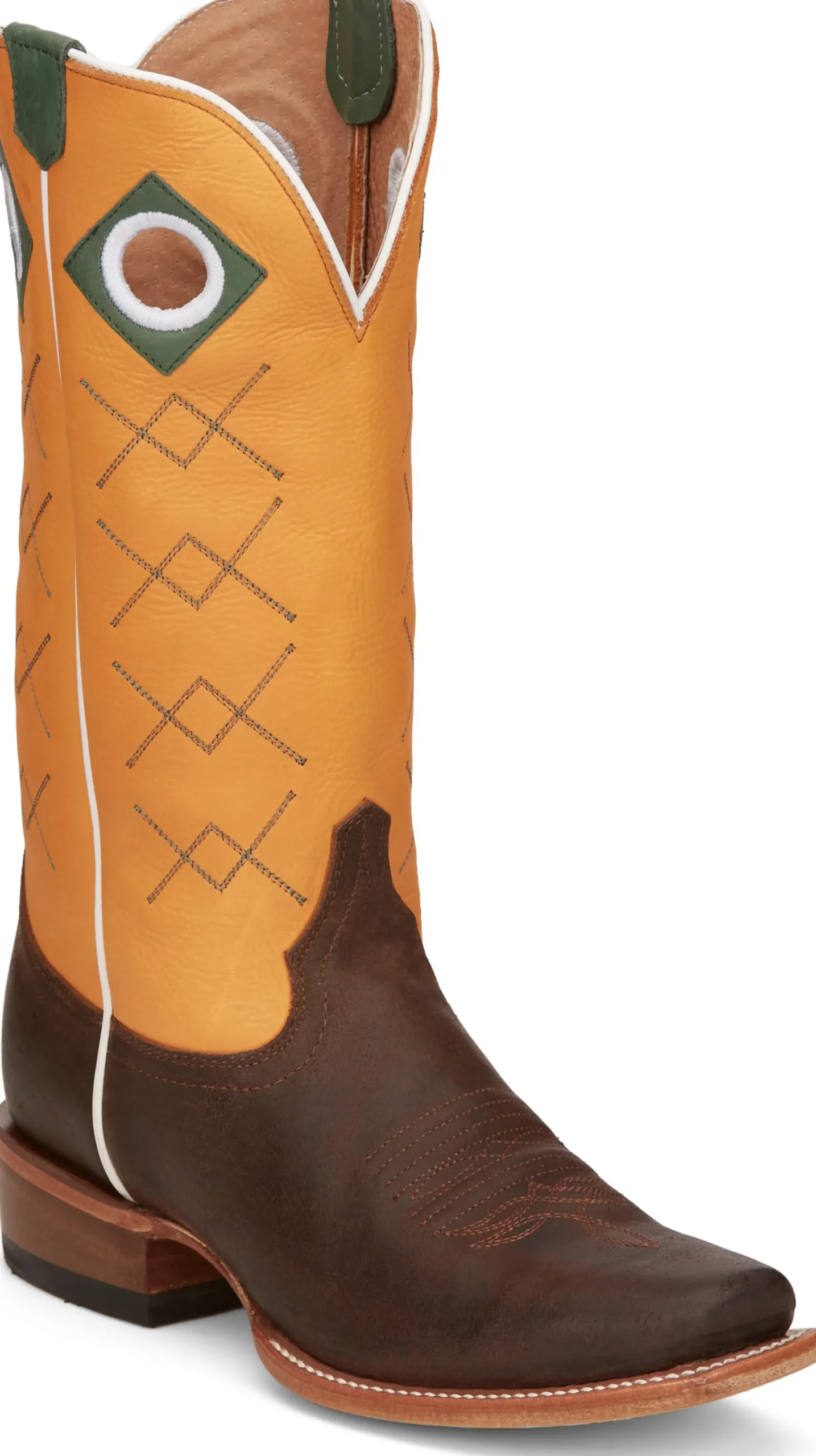 Justin Boots Billet 13" Western Brown Hot