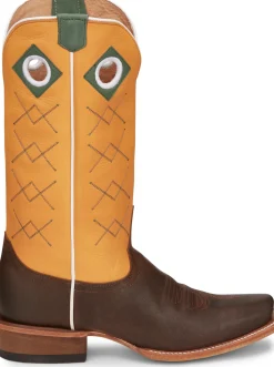 Justin Boots Billet 13" Western Brown Hot