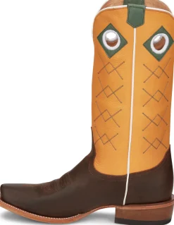 Justin Boots Billet 13" Western Brown Hot