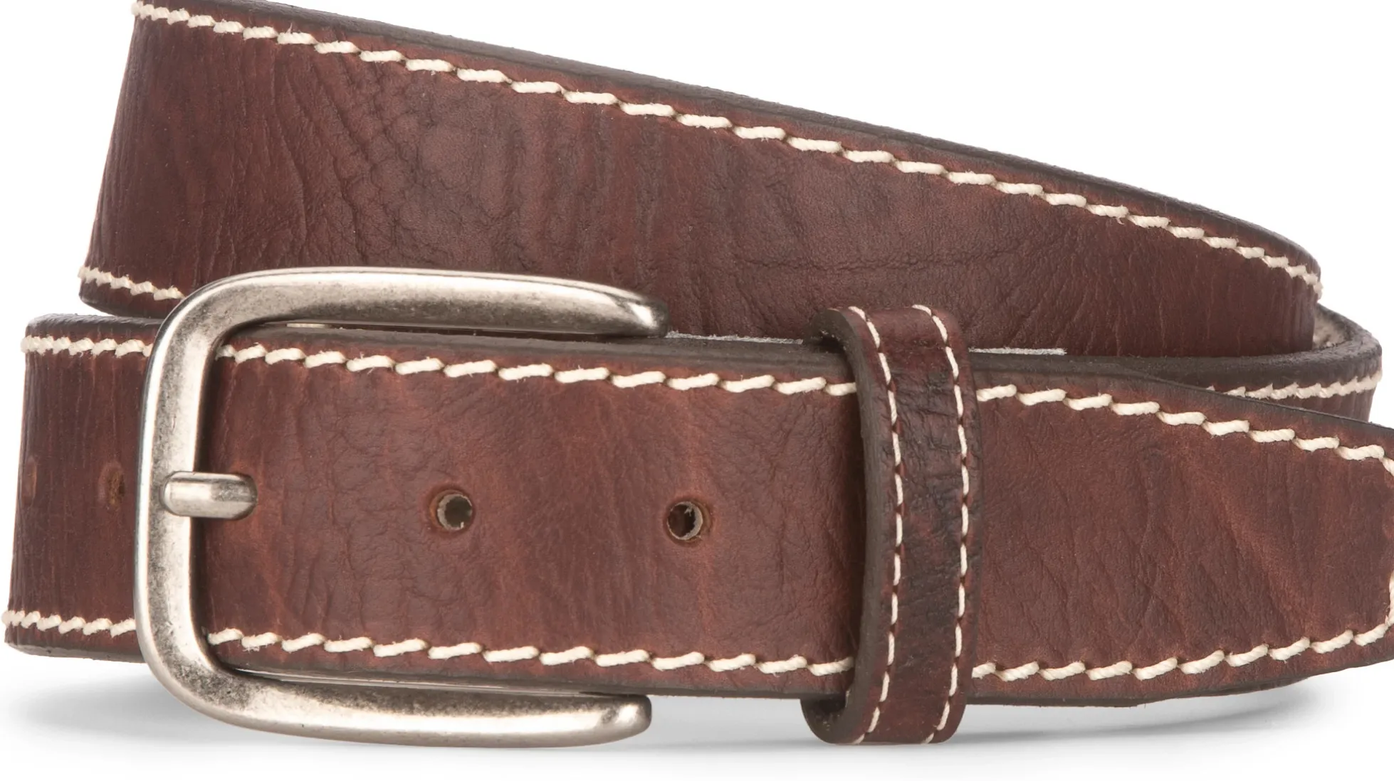Justin Boots Bison Boulevard Belt Brown New