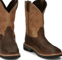 Justin Boots Bolt 11" Comp Toe Buff