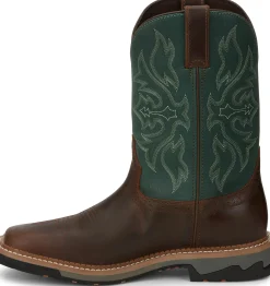 Justin Boots Bolt 11" Waterproof Hickory Clearance