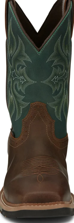 Justin Boots Bolt 11" Waterproof Comp Toe Cedar Best