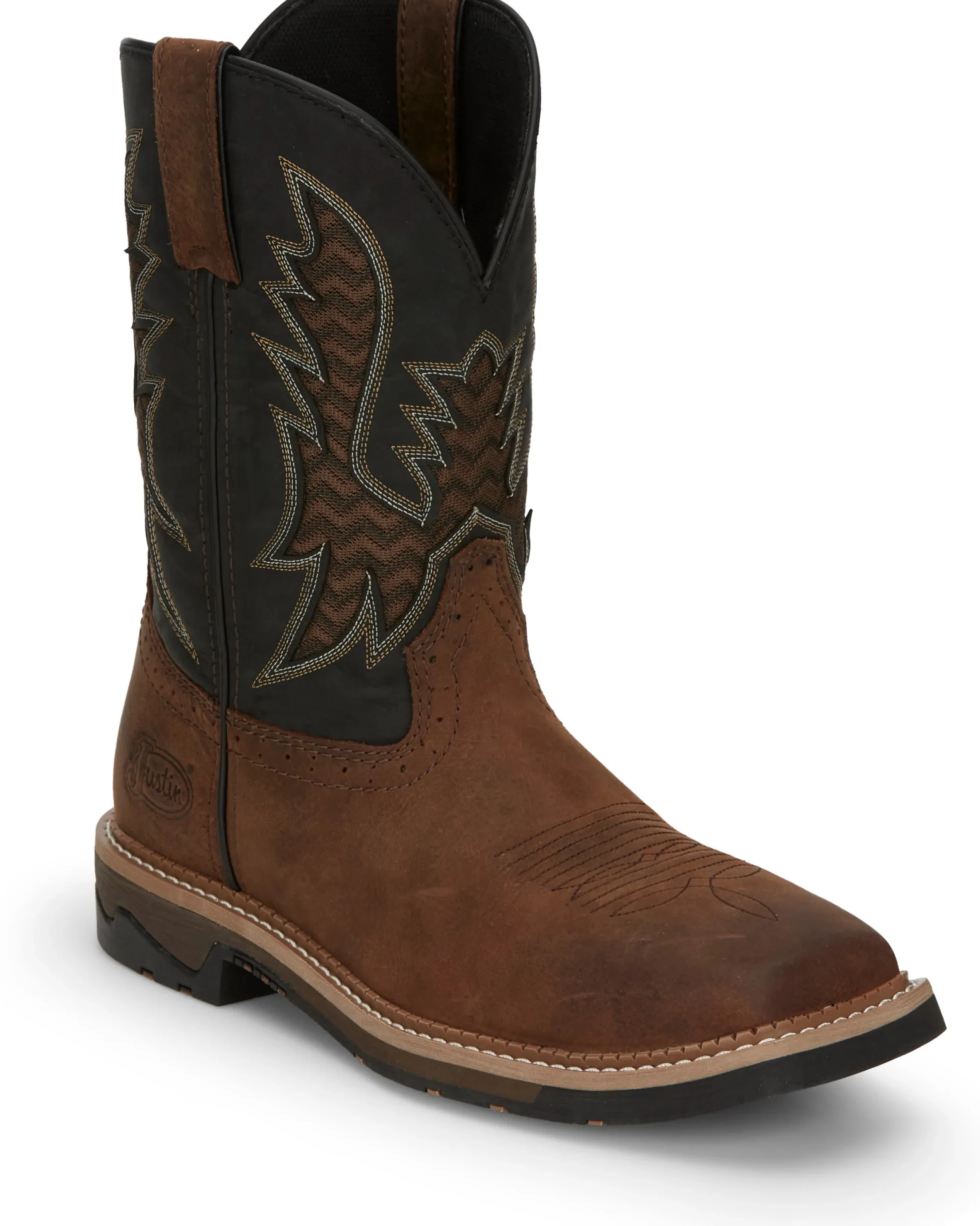 Justin Boots Bolt 11" Work Pecan