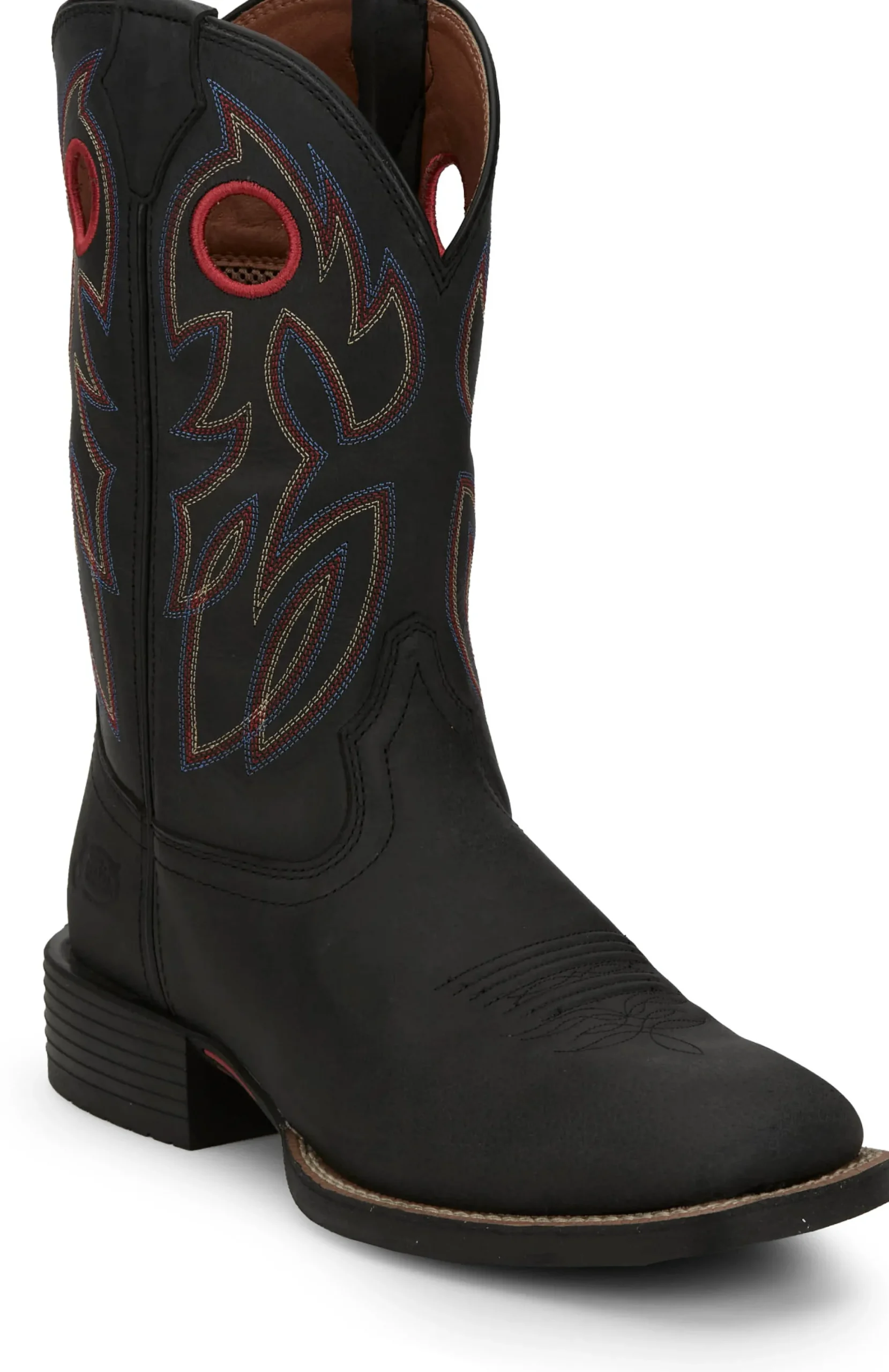 Justin Boots Bowline 11" Western Black New