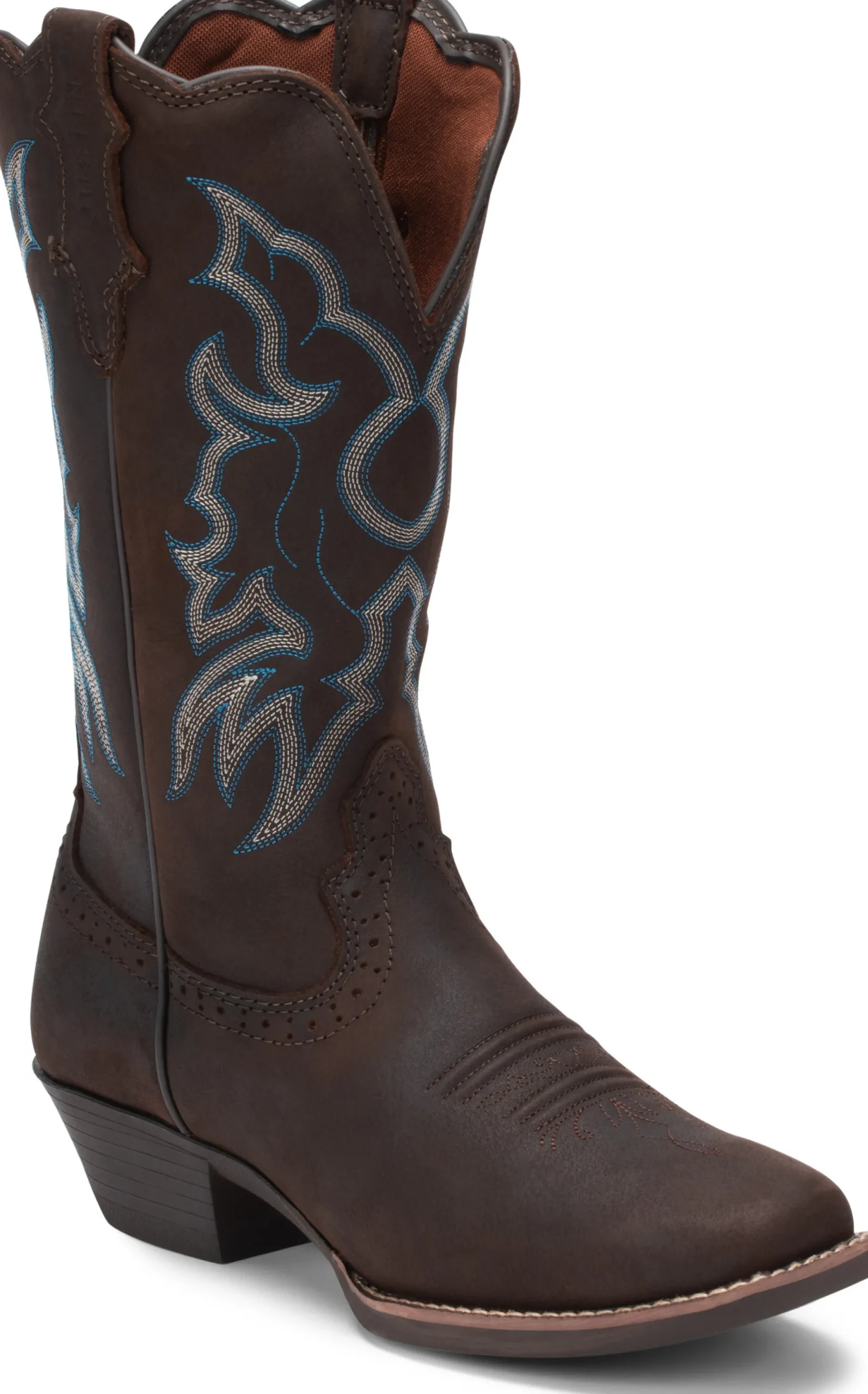 Justin Boots Brandy Dark Brown Outlet