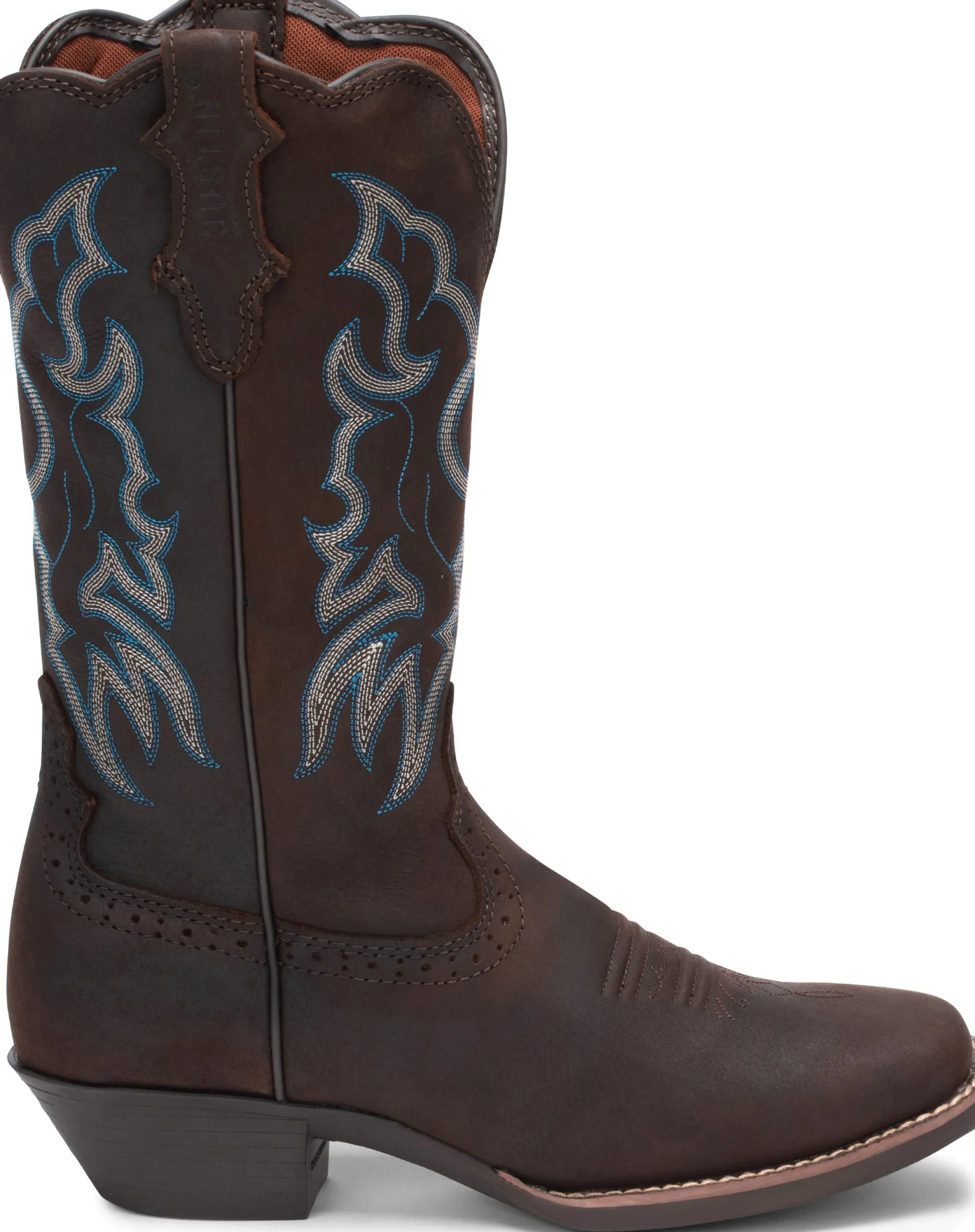 Justin Boots Brandy Dark Brown Outlet