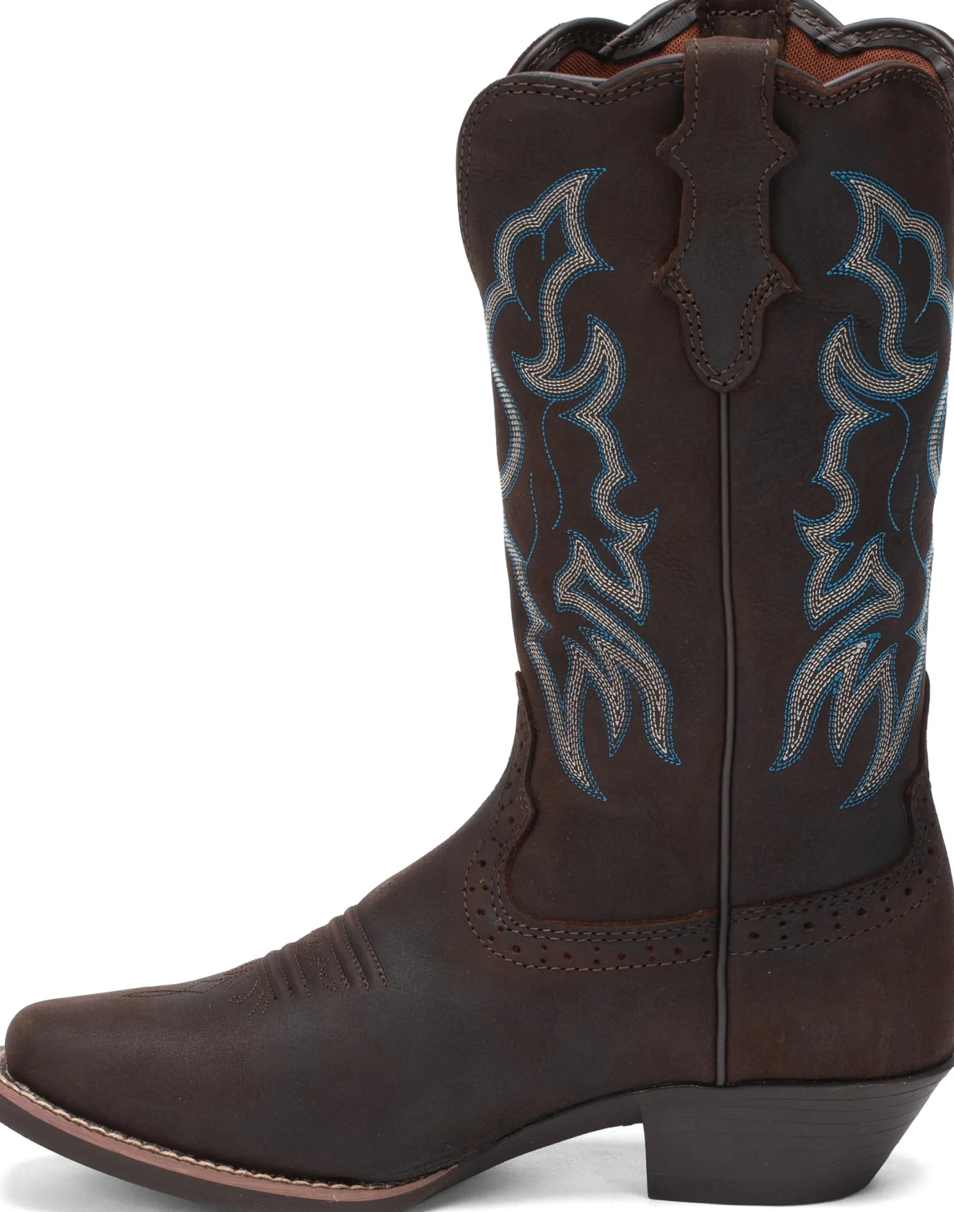 Justin Boots Brandy Dark Brown Outlet