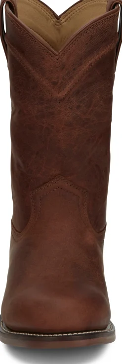 Justin Boots Braswell 10" Roper Brown Hot