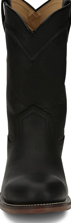 Justin Boots Braswell 10" Roper Black Online
