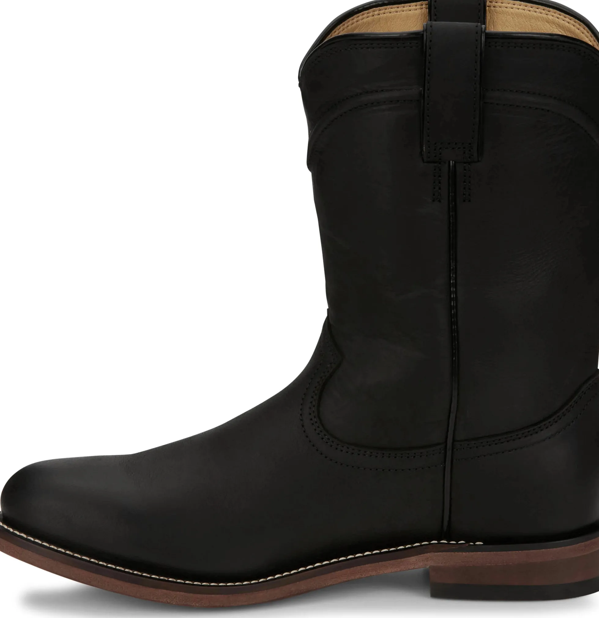 Justin Boots Braswell 10" Roper Black Online
