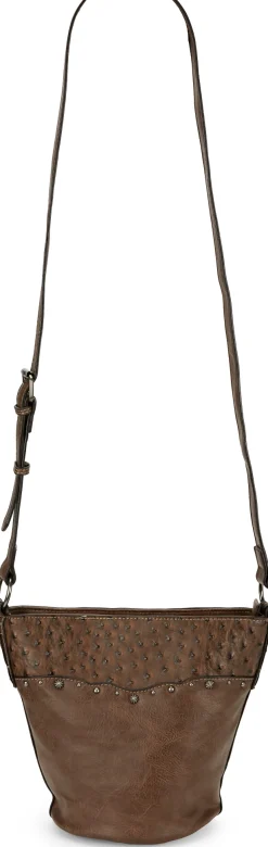 Justin Boots Bucket Bag Brown New