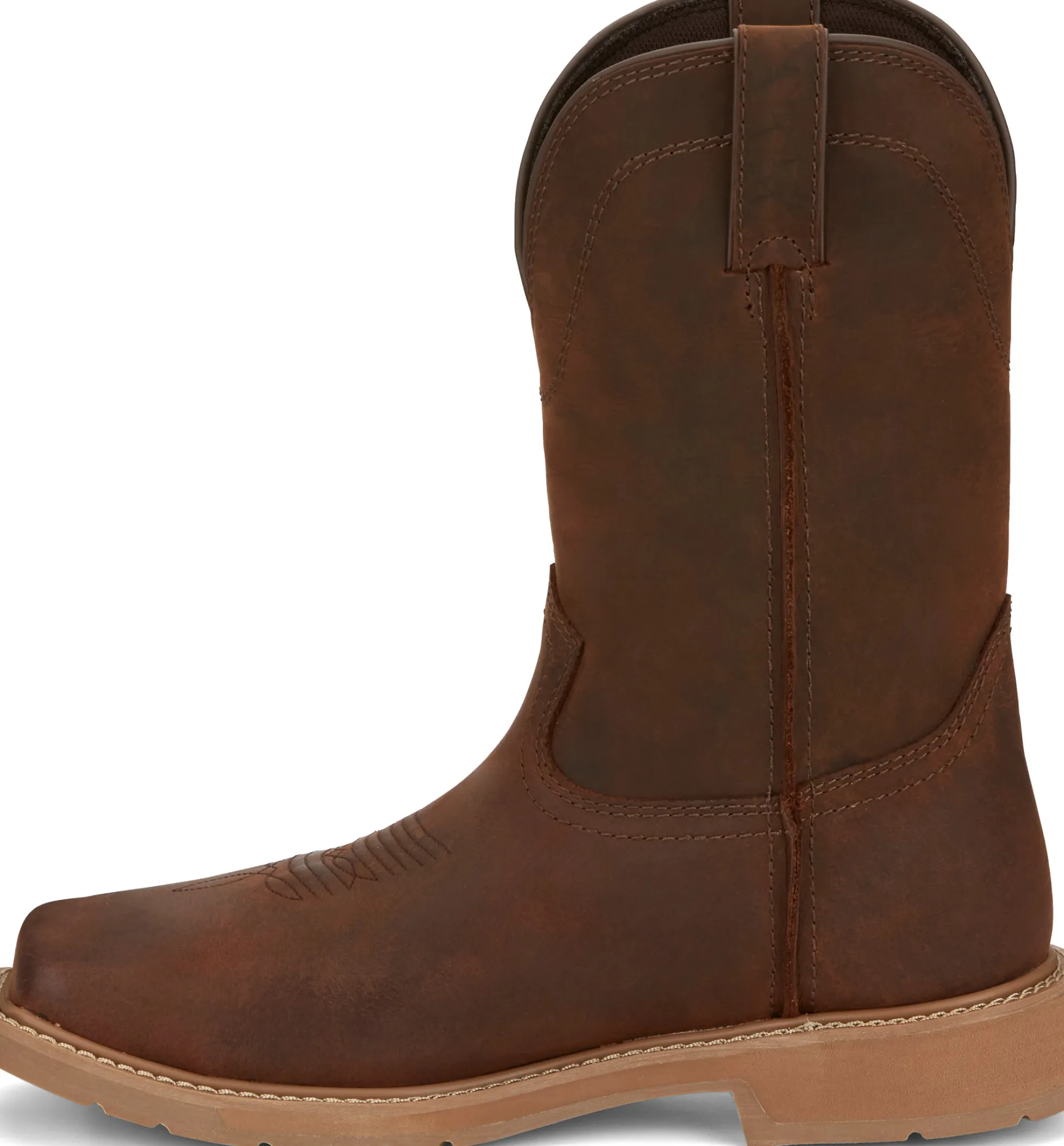 Justin Boots Buster II 11" Waterproof Steel Toe Pecan Best