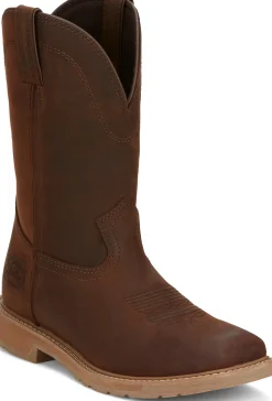 Justin Boots Buster II 11" Work Pecan Outlet