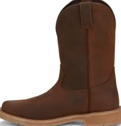 Justin Boots Buster II 11" Work Pecan Outlet