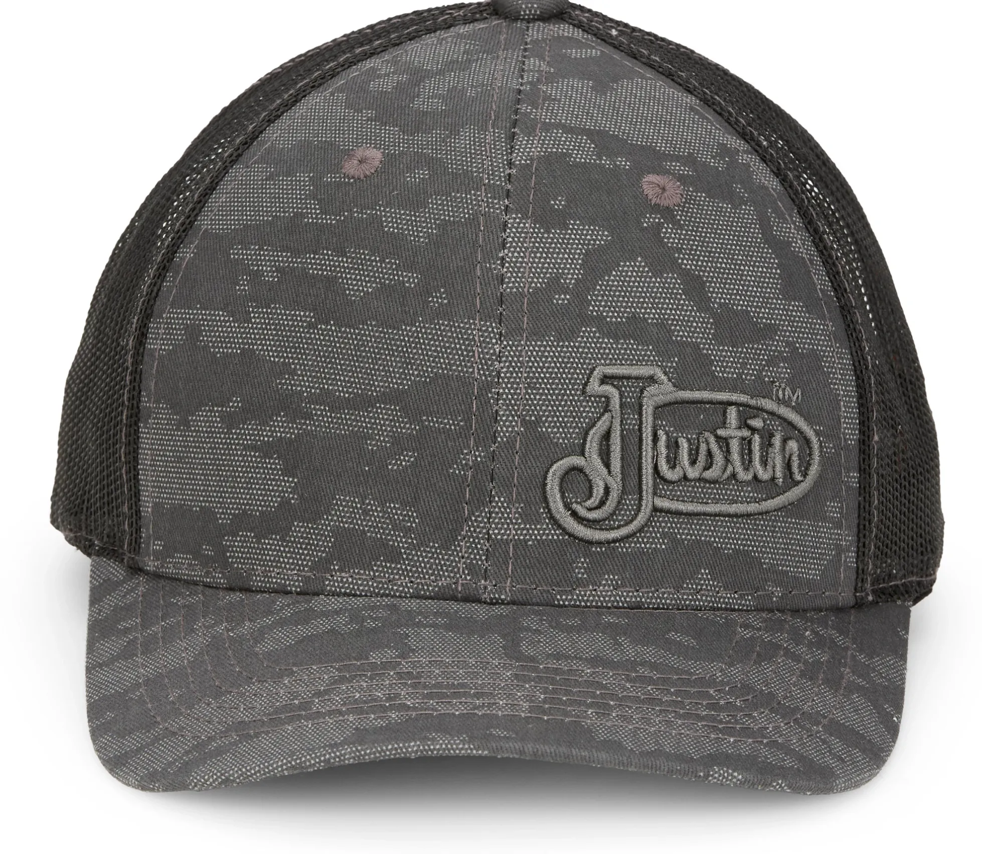 Justin Boots Camo Cap Grey Camo Grey Logo Online