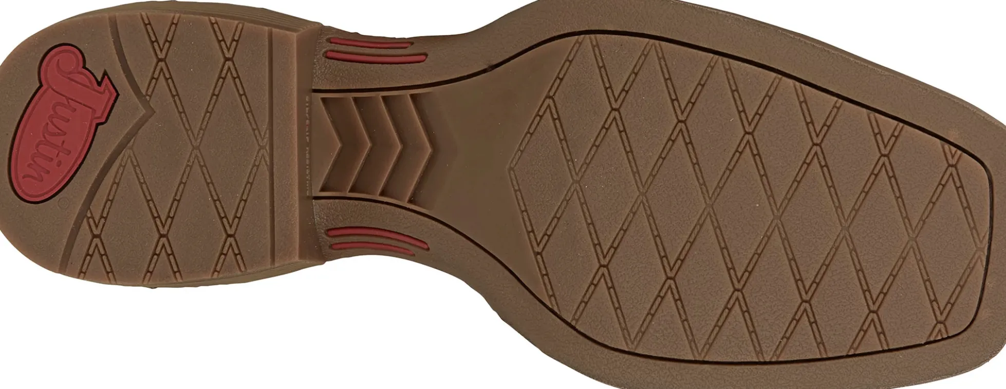 Justin Boots Canter 11" Western Amber Brown Outlet