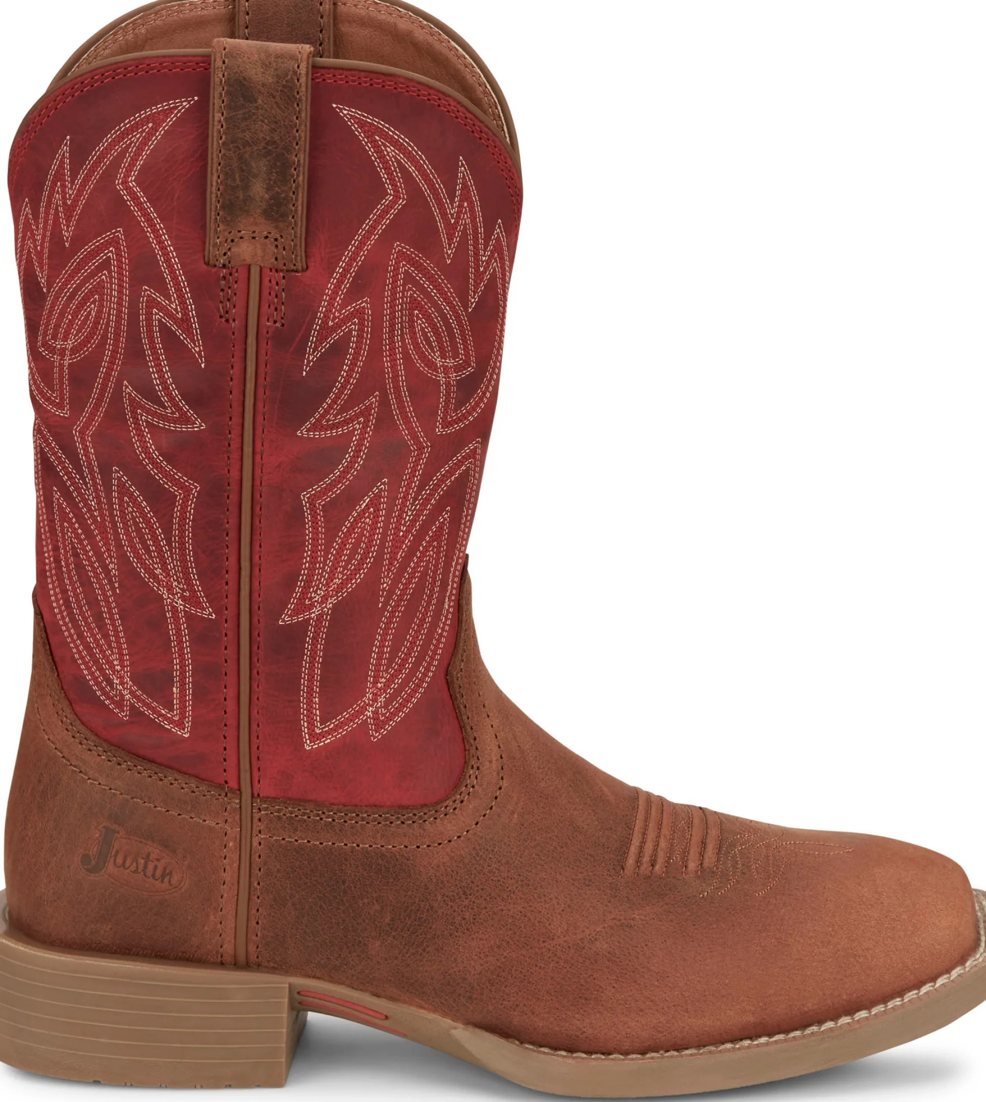 Justin Boots Canter 11" Western Roasted Cognac