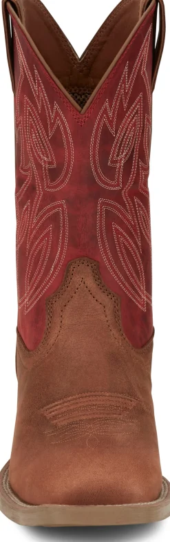 Justin Boots Canter 11" Western Roasted Cognac