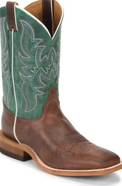 Justin Boots Cap 11" Western Aged Brown