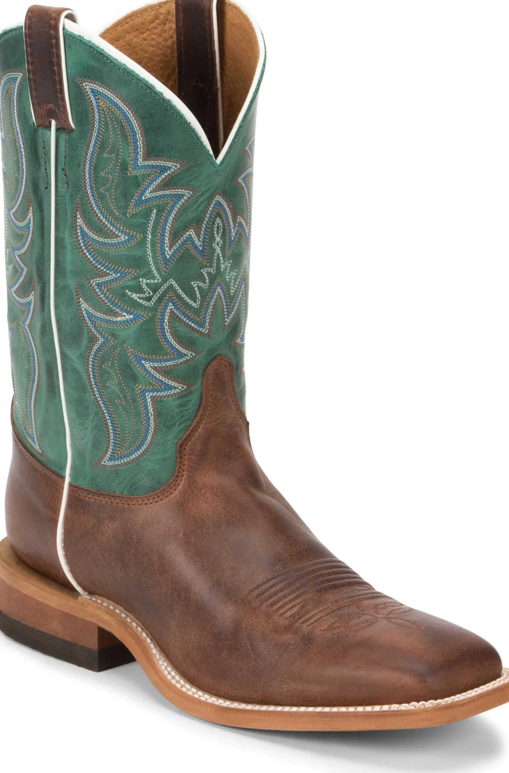 Justin Boots Cap 11" Western Aged Brown