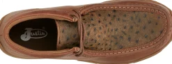 Justin Boots Cappie 4" Work Shoe Brown Ostrich Print