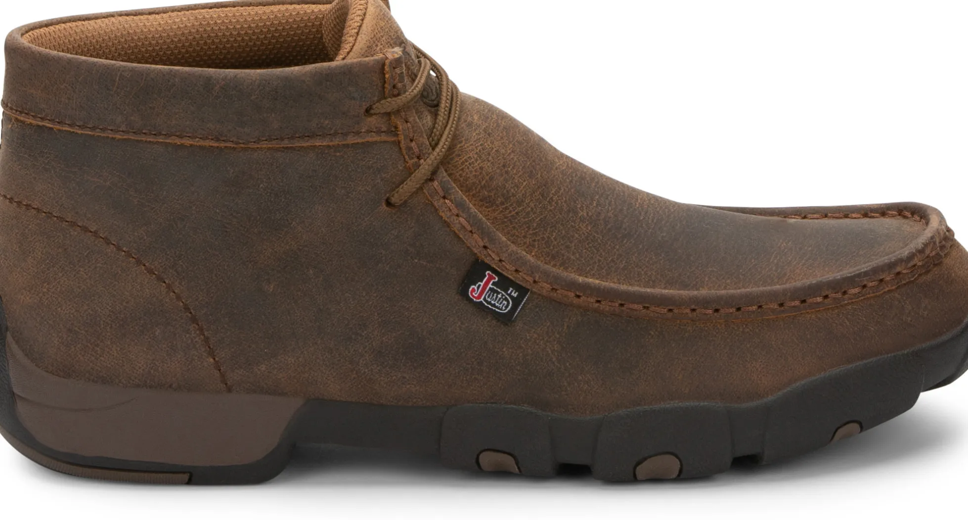 Justin Boots Cappie 4" Work Shoe Dark Brown Clearance