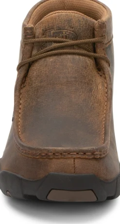 Justin Boots Cappie 4" Work Shoe Dark Brown Clearance